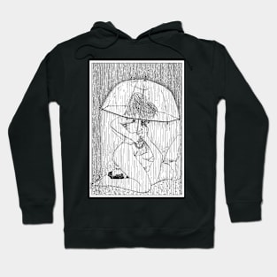 asc 514_La fille qui aimait la pluie (Rider on the storm) Hoodie